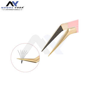 แหนบต่อขนตาแบบพรีเมียม สีสันตามสั่ง คุณภาพสูง ปลายไฟเบอร์จับถนัดมือ - Product Image 2