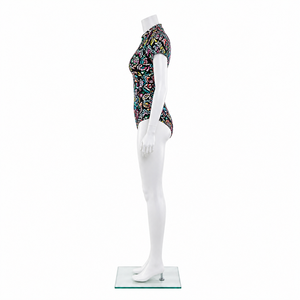Rashguard BJJ MMA pour femmes, manches courtes, compression, UPF50+, imperméable, spandex anti-déchirure pour grappling sans kimono et sparring - Product Image 4