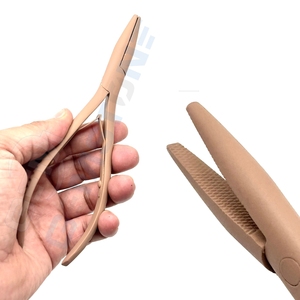 Stainless Steel 7 Inch Flat Mouth Hair <b>Extension</b> Pliers – <b>Micro</b> Link Removal & Fitting Tool for Professional Hair Salon - Product Image 4