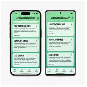 แอปพลิเคชัน Royalcraft Affirmation – คำยืนยันเชิงบวกประจำวัน, ตัวช่วยเสริมสร้างความคิดเชิงบวก, การพัฒนาตนเองและความกระตือรือร้น ios/android - Product Image 4