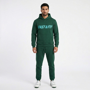 Nouveautés 2026 : Survêtements d'hiver professionnels à capuche, imprimés numériquement, décontractés, grandes tailles, unis, 100 % coton, coupe-vent, en promotion - Product Image 1