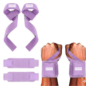 สายรัดข้อมือสำหรับยกน้ำหนักแบบเดดลิฟท์ ทนทาน รองรับข้อมือสำหรับการออกกำลังกายหนักและการฝึกความแข็งแรง - Product Image 1
