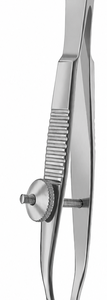 Forceps chirurgical ophtalmique professionnel Baird Chalazion à mâchoires ovales 8x12mm - Product Image 3