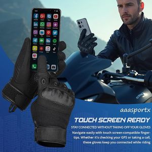 Gants de cyclisme d'extérieur légers à doigts entiers avec logo personnalisé, antidérapants, compatibles écran tactile, respirants, unisexes, pour VTT et vélo de route - Product Image 5