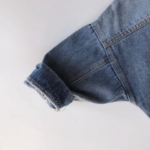 Custom Autumn Vintage Washing Kids Casual <b>Jacket</b> Boys Jeans Coats Little Boys Girls Denim Outerwear Coat - Product Image 3