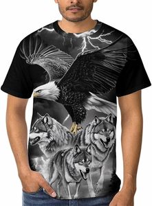 <b>Gothic</b> Printed Men's Black T-<b>Shirt</b> Short Sleeve O-Neck Oversized Street Style Eco-Friendly 100% Cotton - Product Image 1