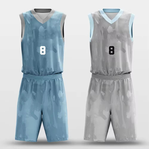Custom Basketball Uniform Set OEM Manufacturer Sublimated Team Jersey Shorts Breathable Quick Dry Training Wear - Product Image 5