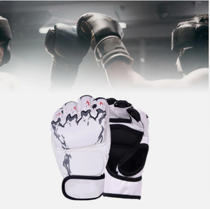 ถุงมือฝึกซ้อม MMA คุณภาพดีที่สุด แบบกำหนดเอง OEM ODM ออกแบบโลโก้ส่วนตัว หนัง PU ระบายความชื้น ปิดด้วยแถบตีนตุ๊กแก - Product Image 4