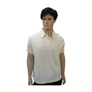 T-shirt POLO en coton de qualité supérieure pour hommes, manches courtes avec bouton du fabricant indien à un prix abordable T-shirts POLO pour hommes - Product Image 3