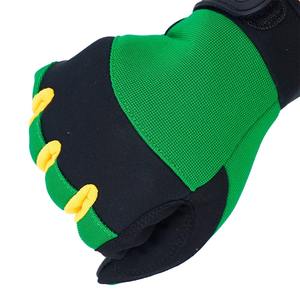 Guantes de Trabajo de Construcción de Doble Palma Antideslizantes y Antiabrasión, Guantes de Seguridad Industriales de Cuero con Función Táctil - Product Image 4