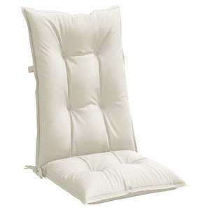 Juego de 4 Cojines y Almohadas para Exteriores de Poliéster 100% Color Crema Melange, Cojín para Silla de Respaldo Alto - Product Image 4
