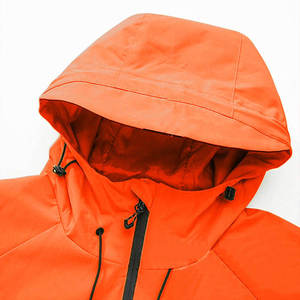 Custom Waterproof Hooded Softshell Jacket <b>Men</b> Windproof Outdoor <b>Rain</b> Jacket Breathable Hiking <b>Coat</b> OEM ODM Wholesale - Product Image 2