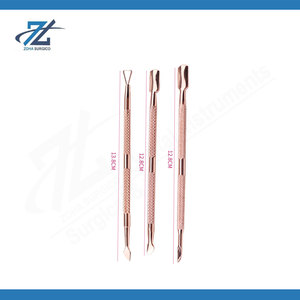 Empujador de Cutículas de Doble Punta, Removedor de Cutículas, Herramienta de Limpieza de Piel Muerta de Acero Inoxidable de Alta Calidad, Herramienta Profesional de Manicura - Product Image 2