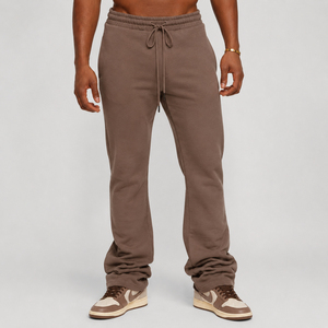 Men Flare Sweatpants Custom Made Casual <b>Trousers</b> <b>with</b> Soft Fabric <b>Elastic</b> <b>Waist</b> and Stylish Bell Bottom Fit for Everyday Fashion - Product Image 6