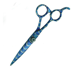 Professional <b>Top</b> Trending Blue Camouflage Hair Cutting Scissors Stainless Steel Barber Salon Hairdressing <b>Shears</b> - Product Image 4