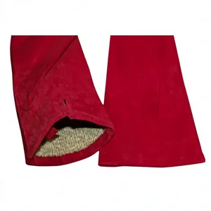 Gants de conduite d'hiver en daim rouge unisexes, gants de moto à doigts entiers pour un confort optimal et une utilisation quotidienne en extérieur - Product Image 6