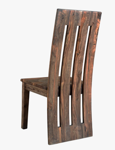 Silla de Comedor Moderna y Sencilla de Madera Maciza, Asiento Ergonómico con Listones Altos, para Decoración del Hogar, Proyectos Hoteleros, Fabricante Directo - Product Image 5