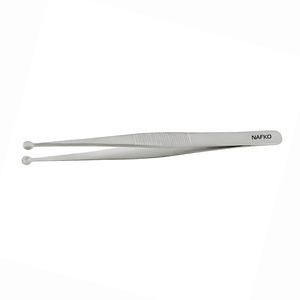 High Quality Custom Made Stainless Steel Bead Ball Holding Tweezers 150mm Ball Holder Piercing <b>Tool</b> Durable Tweezers Manufacture - Product Image 1
