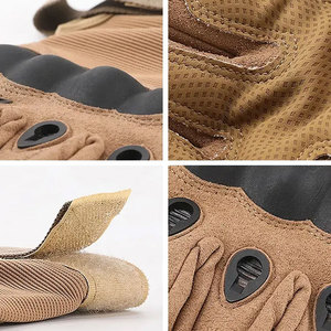 Gants de moto en PU personnalisés, écologiques, thermiques, imperméables, à écran tactile, à doigts entiers, longueur poignet, pour VTT - Product Image 6