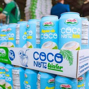 น้ำมะพร้าวแท้ 500 มล. บรรจุกระป๋อง น้ำมะพร้าว 100% รับผลิตแบบ OEM แบรนด์ส่วนตัว ผู้ผลิต นาวอน แบรนด์ ตัวอย่างฟรี ODM ฮาลาล - Product Image 4