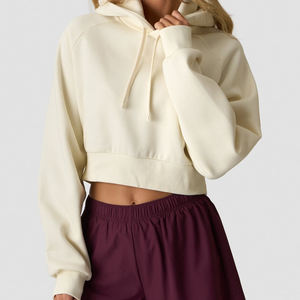 Sudadera con Capucha para Mujer, Nueva Colección Otoño-Invierno, Estampada a Color, de Alta Calidad, Personalizada, Lavada, Corte Cuadrado, Desgastada por Delante - Product Image 4