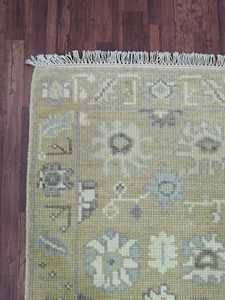 Vintage Green Knotted <b>Rug</b>, Floral Cut Weave Area <b>Rugs</b>, Rectangle Woven <b>Carpet</b> with Fringe for high quality Living Room <b>Carpet</b> - Product Image 2