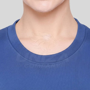 Vêtements de sport en gros pour femmes, t-shirt de gym en toile 100% coton, tissu extensible à séchage rapide, course à pied, yoga, entraînement - Product Image 5
