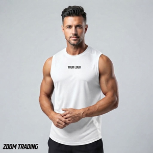 Maillot de basket-ball personnalisé pour homme, col rond, 100% coton tricoté, respirant, séchage rapide, écologique, ODM, débardeur sportif - Product Image 1