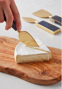 Stylish Metal <b>Cheese</b> <b>Knife</b> <b>Set</b> With Stone Handle Gold Finish Durable <b>Cheese</b> Tools For Kitchen Use Tableware And Dining Use - Product Image 6