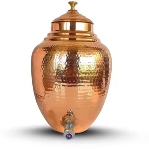 Premium Copper Water <b>Dispenser</b> Multipurpose Water Storage Container with Tap Suitable for Home Kitchen Office Setup - Product Image 5