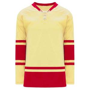 Maillot de hockey sur glace noir pour homme INDEX, manches longues, col en V, rayé, évacuation de l'humidité, coupe classique, vêtements de sport pour adultes - Product Image 3