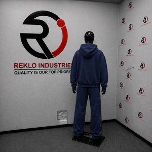 Conjunto Deportivo Azul Marino para Hombre, Sudadera con Cierre Completo y Pantalones Jogger, Dos Piezas, Ropa Casual Deportiva - Product Image 4