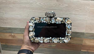 Trendy <b>Resin</b> Clutch Purses with Unique Marbled Finish Durable Design Bulk Wholesale Available for Distributors - Product Image 6