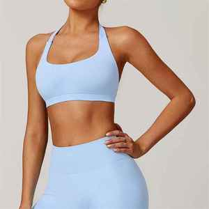 สปอร์ตบราแบบใหม่ แห้งเร็ว เรียบง่าย สำหรับผู้หญิง ให้การซัพพอร์ตสูง ควบคุมเหงื่อได้ดี เหมาะสำหรับการออกกำลังกายหนัก และฟิตเนส - Product Image 3