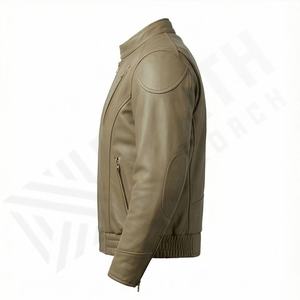 Veste en cuir pour homme NAI-0468A, style motard, manteau tendance, vente en gros, vêtements de protection pour la moto, couleur personnalisable - Product Image 3
