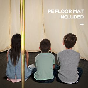 Grande tente tipi imperméable pour 16,5 personnes, idéale pour les familles, les camps de chasse et les quatre saisons - Product Image 6