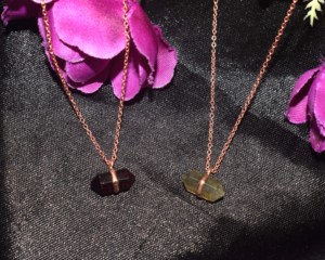 925 <b>Sterling</b> <b>Silver</b> Rose Gold Plated Natural Gemstone Minimalist Link <b>Chain</b> Pendant Necklace Bezel Setting <b>for</b> <b>Women</b>-Gift Party - Product Image 5