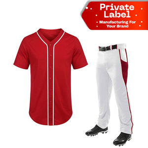 Conjunto de Uniforme de Béisbol para Liga Juvenil, Transpirable, Personalizado, Kit de Equipo Infantil, Uniforme de Béisbol Amateur para Club, Venta al Por Mayor con Descuento - Product Image 1