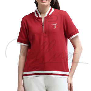 Camisas de Mujer al por Mayor de Alta Calidad, 100% Algodón, con Logotipo de Marca Personalizado, Transpirables, de Manga Corta y Talla Grande - Product Image 6