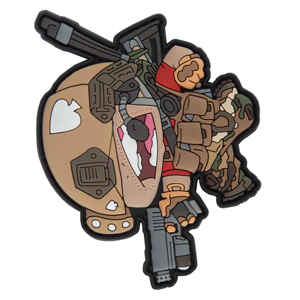 Premium Tactical PVC Rubber Patch | <b>Hook</b> & Loop Backing Brand Label | Bulk Manufacturer Direct - Product Image 5