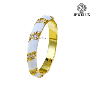 Bague Éternité de Luxe Jewelux Certifiée IGI en Or Rempli 18K avec Sertissage Canal, Style Classique, Bijoux Unisexe - Product Image 4