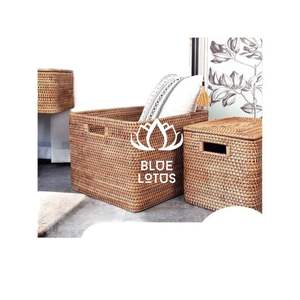 Cestas de Ratán Resistentes de Alta Calidad 2026 para Carga Pesada de Ropa, 100% Hechas a Mano, Limpieza Segura, Resistentes a Impactos, Equipo de Almacenamiento - Product Image 1