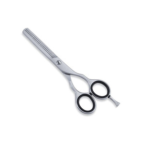 Ciseaux de coiffure professionnels en acier inoxydable approuvés CE, à lame affûtée, 32 dents, manche moyen – Instruments de coupe à usage unique - Product Image 5