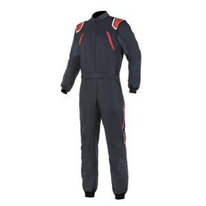 Traje de carreras de karts con bordado de logotipo personalizado, a prueba de viento, talla grande, ropa deportiva transpirable, conjunto de kit de karting - Product Image 2