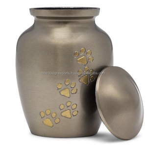 โกศเผาศพสำหรับขี้เถ้าสัตว์ | โกศศพอย่างระมัดระวังในแบบฉบับที่มีการตกแต่งที่สง่างาม - Product Image 1