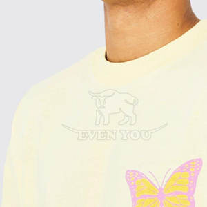 Camisetas de Moda de Color Sólido con Estampado Puff, Camisetas de Verano Hechas en Pakistán con Estampado Puff en Venta - Product Image 5