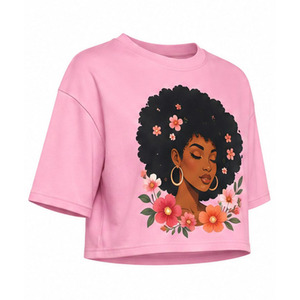 Women Crop Tee Premium Cotton Casual Streetwear Fashion <b>Top</b> Wholesale Manufacturer Women Crop T Shirt Soft Breathable Summer tee - Product Image 3