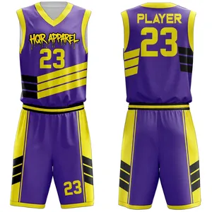 Uniforme de Baloncesto Personalizado con Logotipo Impreso, Transpirable, de Secado Rápido, Cuello en V, Manga Corta, para Equipos y Clubes Deportivos - Product Image 4