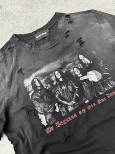 Conjunto de Camiseta y Pantalones Cortos con Estampado Gráfico Personalizado, Estilo Urbano, Corte Holgado, Estilo Hip Hop, Camiseta Deportiva con Estampado de Letras - Product Image 4