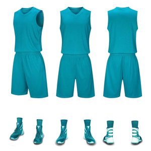 Ensemble d'uniformes de basketball sur mesure, nouveau design, séchage rapide, maillot de basketball vierge pour adultes, vente en gros d'uniformes de basketball - Product Image 1